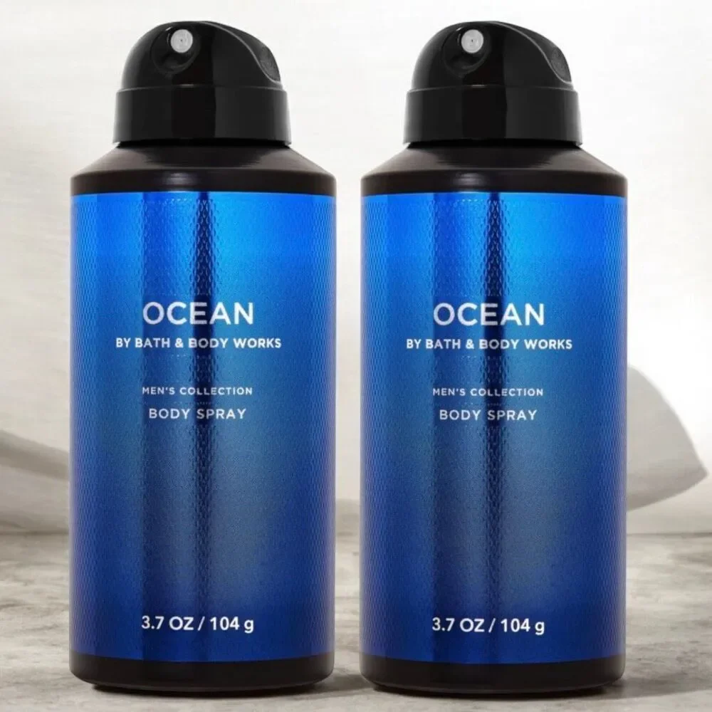 Bath & Body Works Lot of 2 OCEAN Men’s Collection Body Spray Cypress Vetiver Air